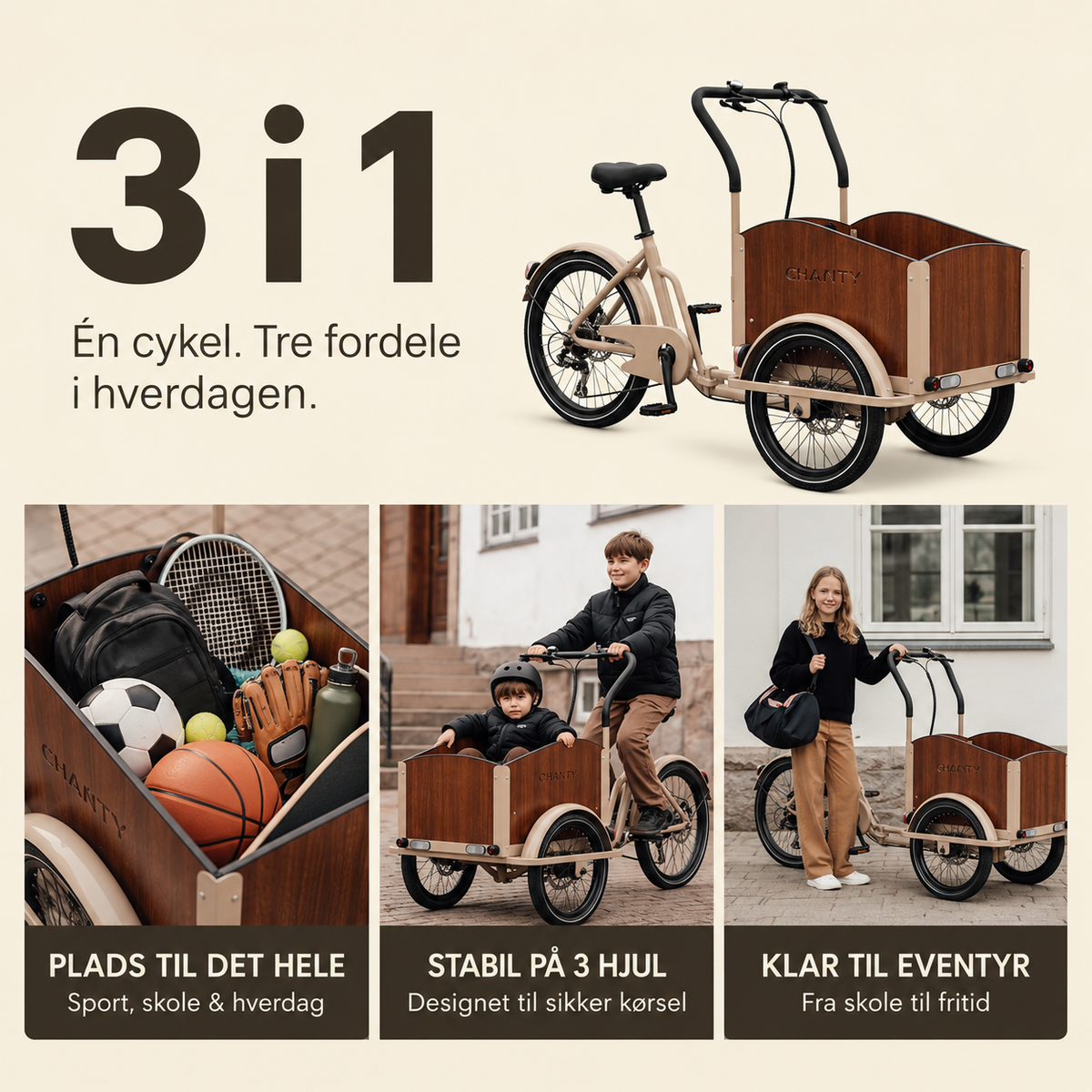 Chanty Cargo Teen - beige