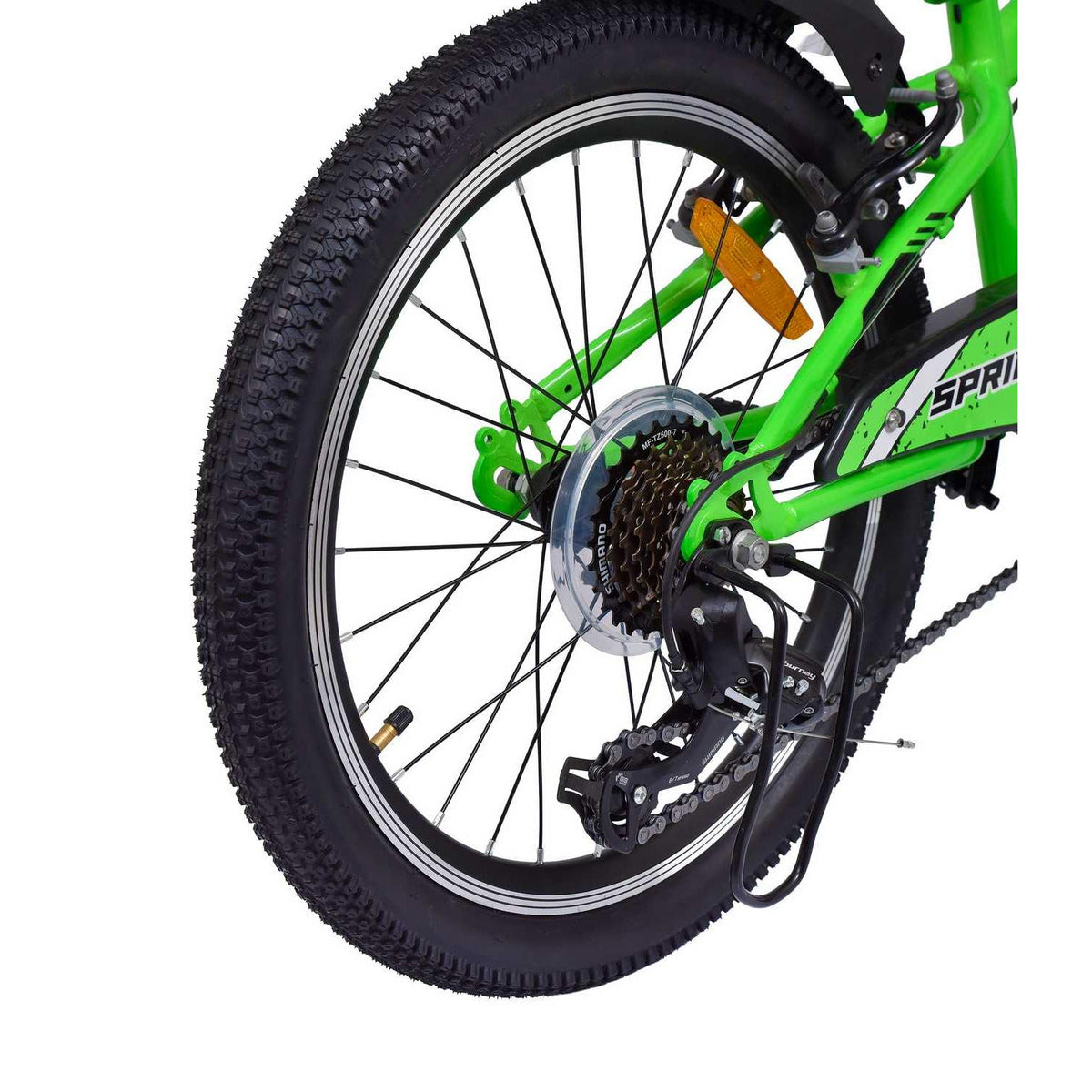 CHANTY Sprinter 20" Grøn Drengecykel | 7 Gear | - BørnecyklerneChantyBørnecyklerne20 - 005/1CHANTY Sprinter 20" Grøn Drengecykel | 7 Gear |
