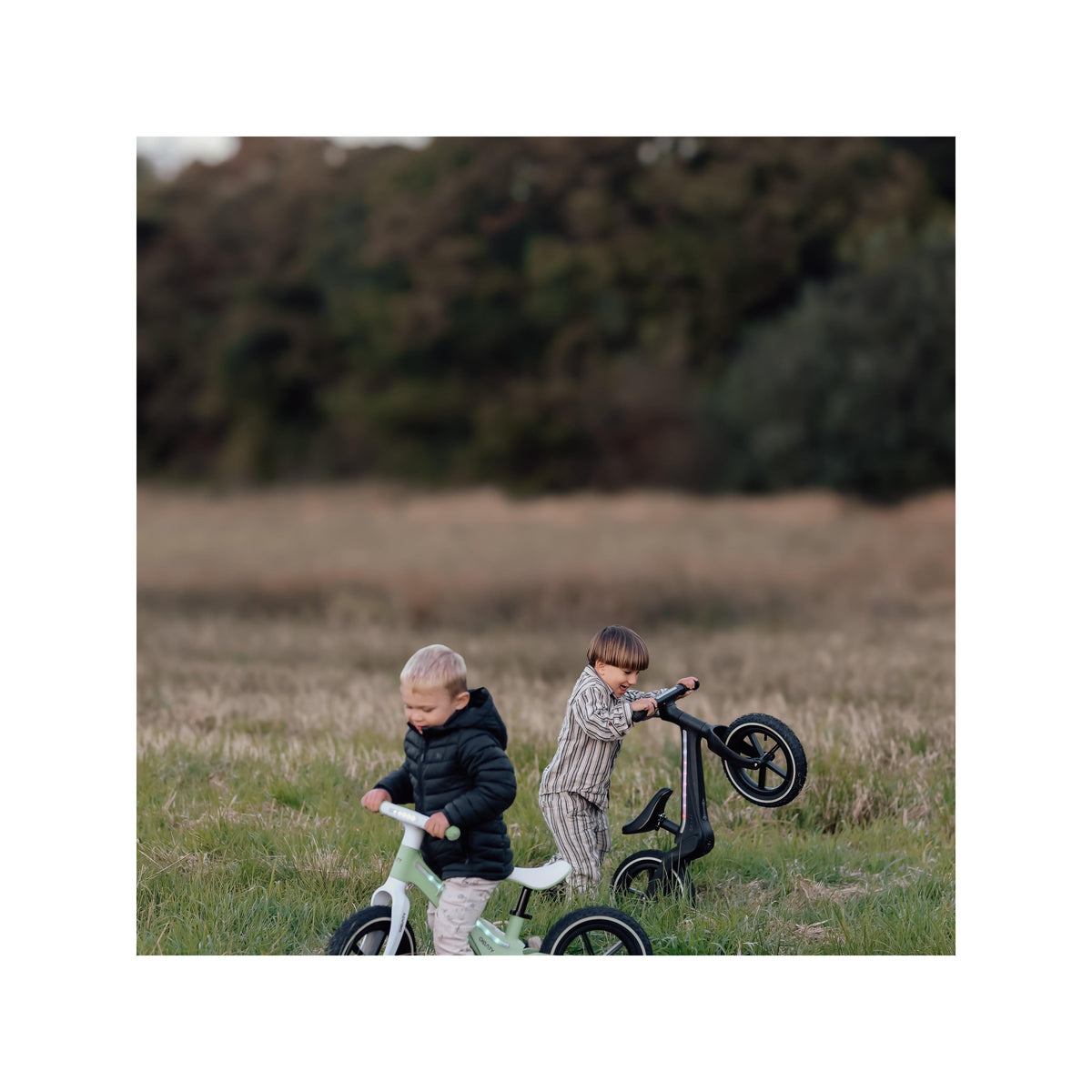Chanty Go Grøn Løbecykel | Med Integreret Lys