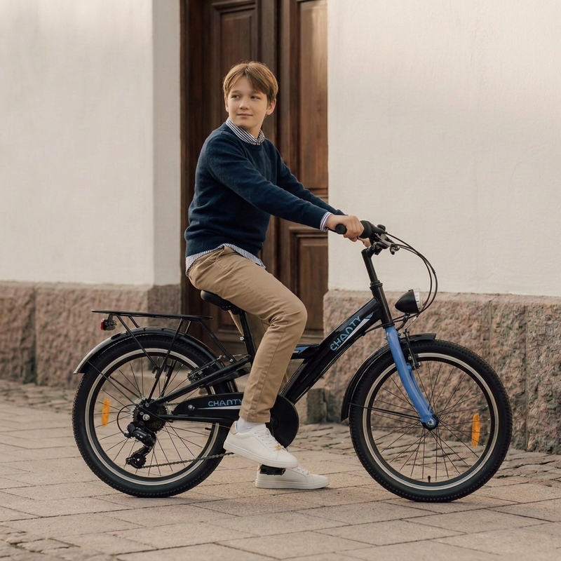 CHANTY Roader 20" Sort Drengecykel | 7 Gear