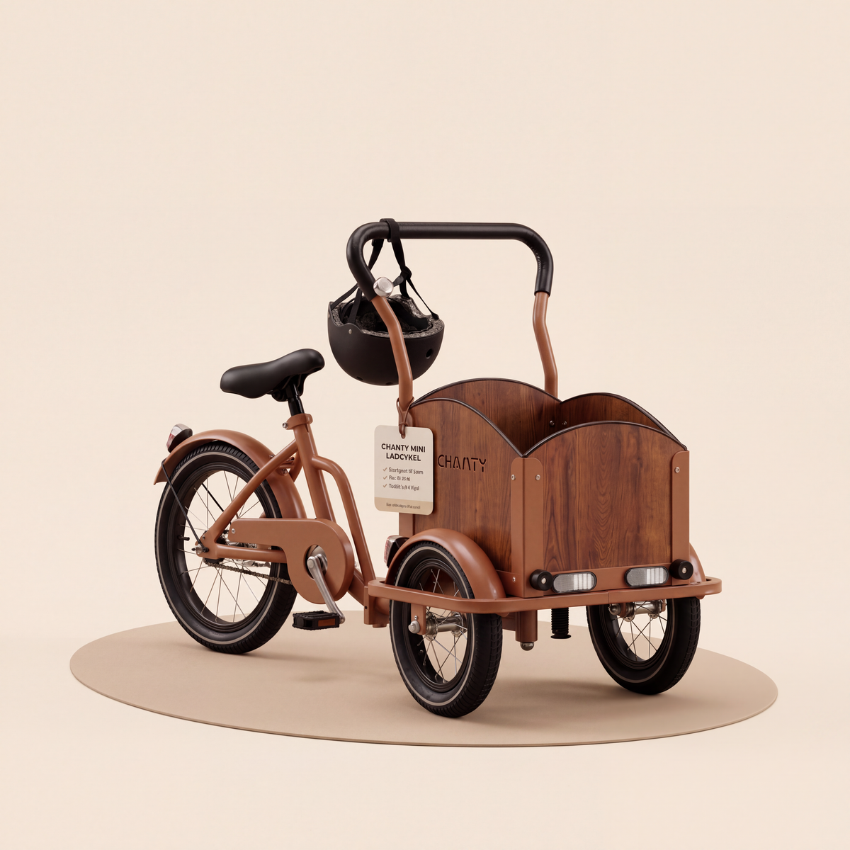 Chanty Cargo Mini - Mørk Kastanje